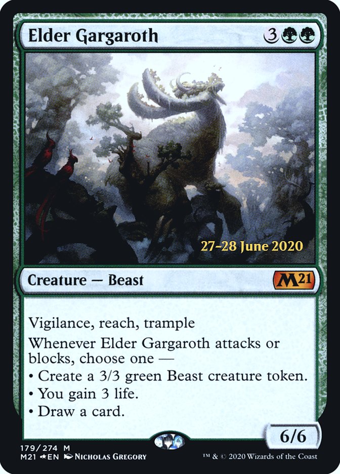 Elder Gargaroth  [Core Set 2021 Prerelease Promos] | Enigma On Main