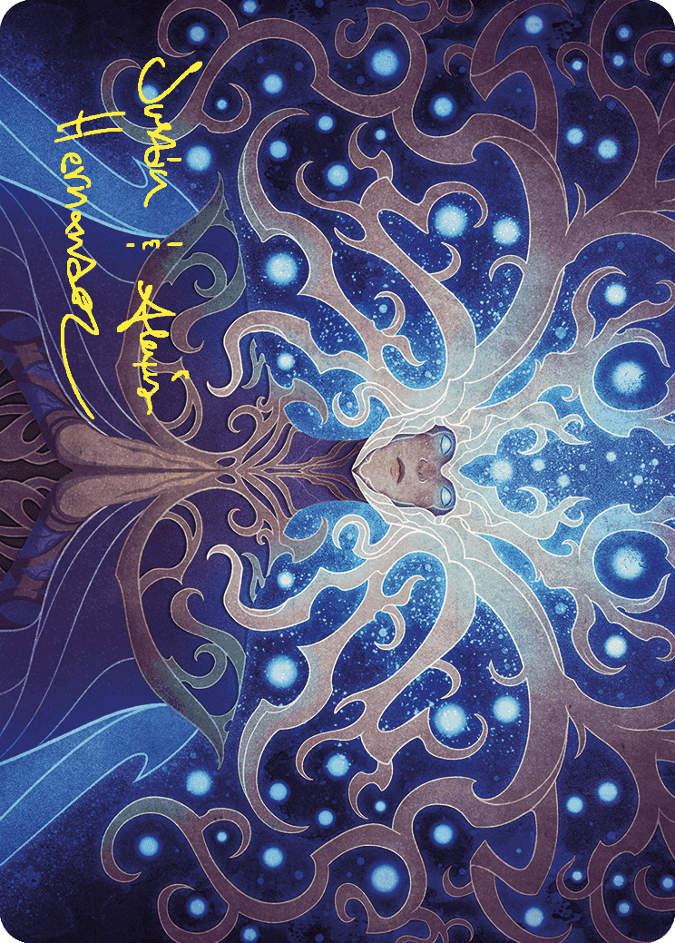 Omniscience Art Card (Gold-Stamped Signature) [Wilds of Eldraine Art Series] | Enigma On Main