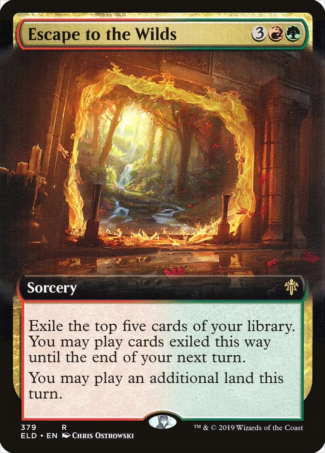 Escape to the Wilds (Extended Art) [Throne of Eldraine] | Enigma On Main