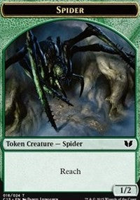 Spider // Wolf Double-Sided Token [Commander 2015 Tokens] | Enigma On Main