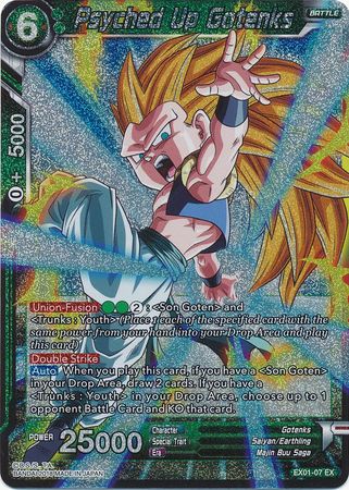 Psyched Up Gotenks (Foil) (EX01-07) [Mighty Heroes] | Enigma On Main