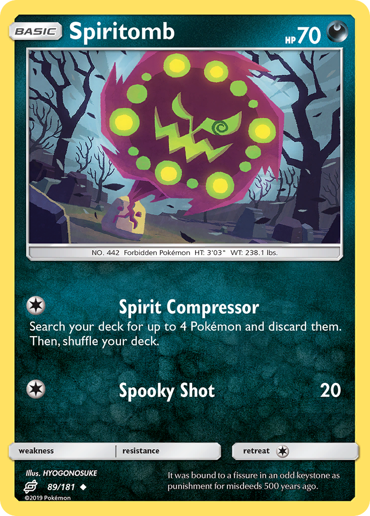 Spiritomb (89/181) [Sun & Moon: Team Up] | Enigma On Main