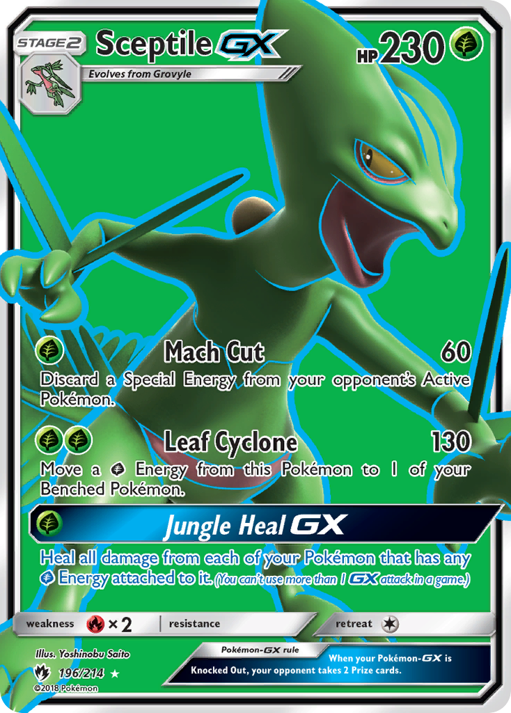 Sceptile GX (196/214) [Sun & Moon: Lost Thunder] | Enigma On Main