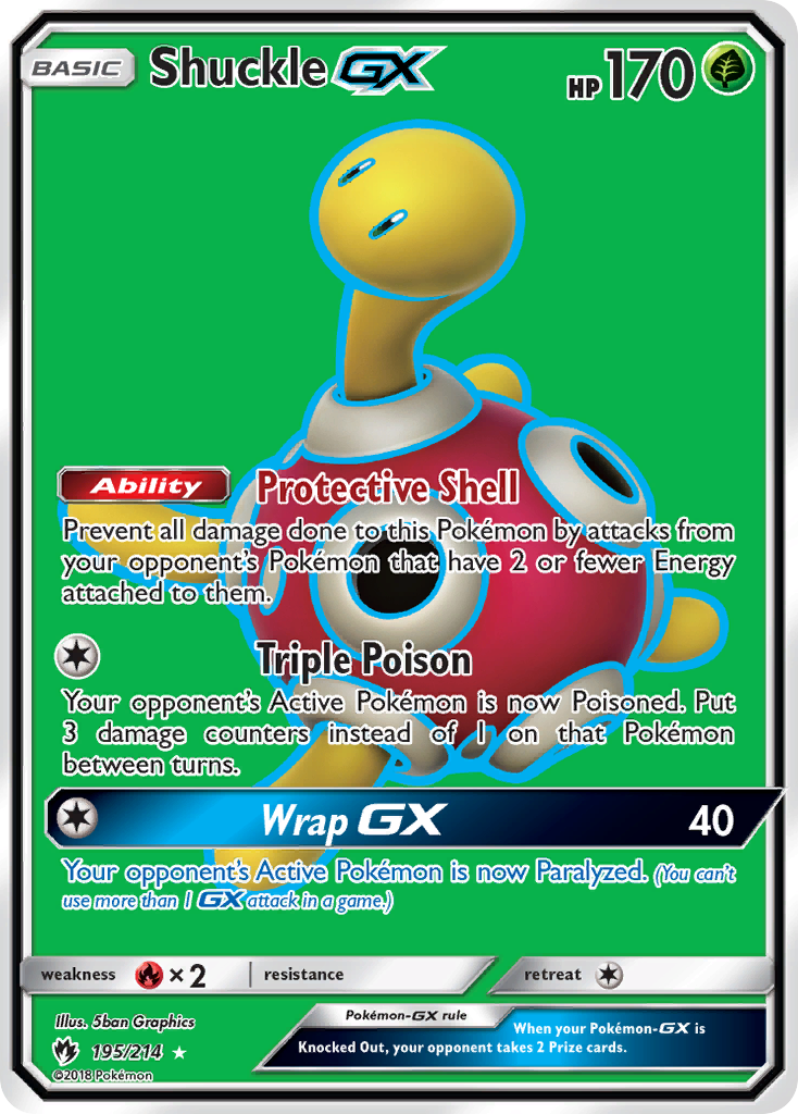 Shuckle GX (195/214) [Sun & Moon: Lost Thunder] | Enigma On Main