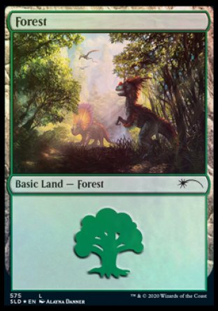 Forest (Dinosaurs) (575) [Secret Lair Drop Promos] | Enigma On Main