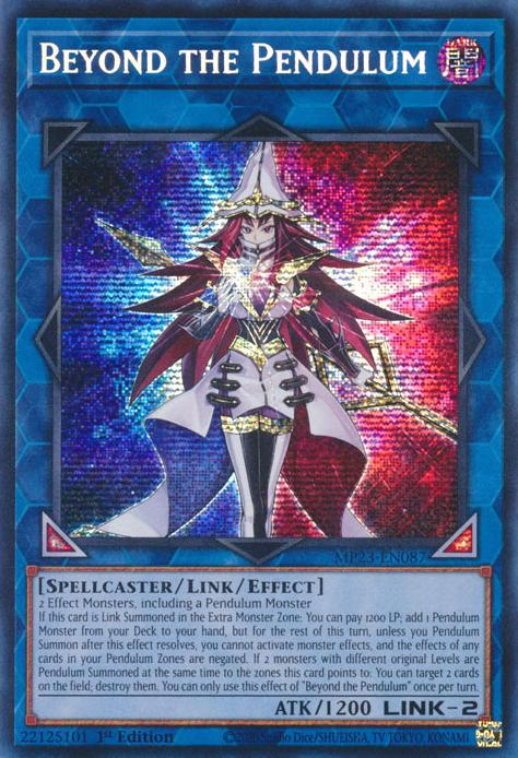 Beyond the Pendulum [MP23-EN087] Prismatic Secret Rare | Enigma On Main