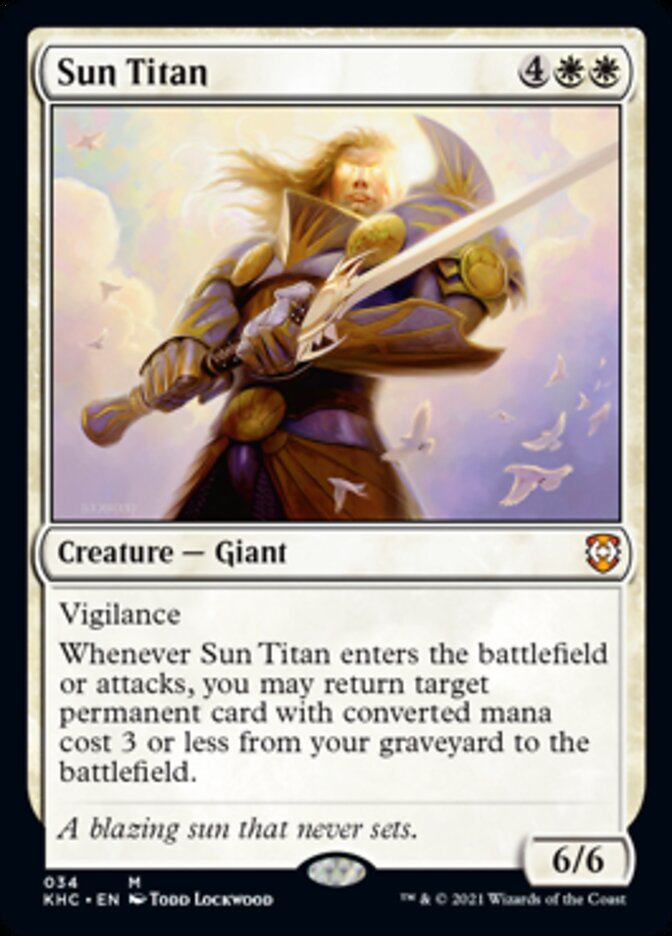 Sun Titan [Kaldheim Commander] | Enigma On Main