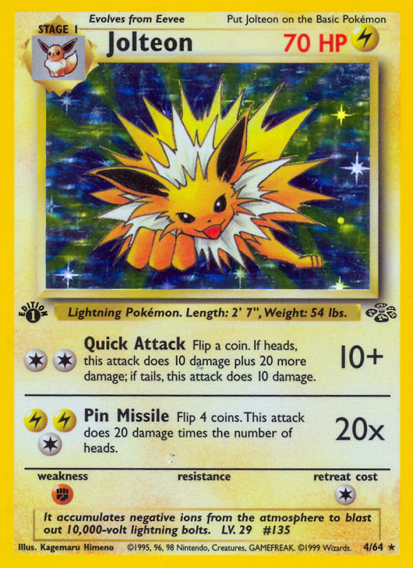 Jolteon (4/64) [Jungle 1st Edition] | Enigma On Main