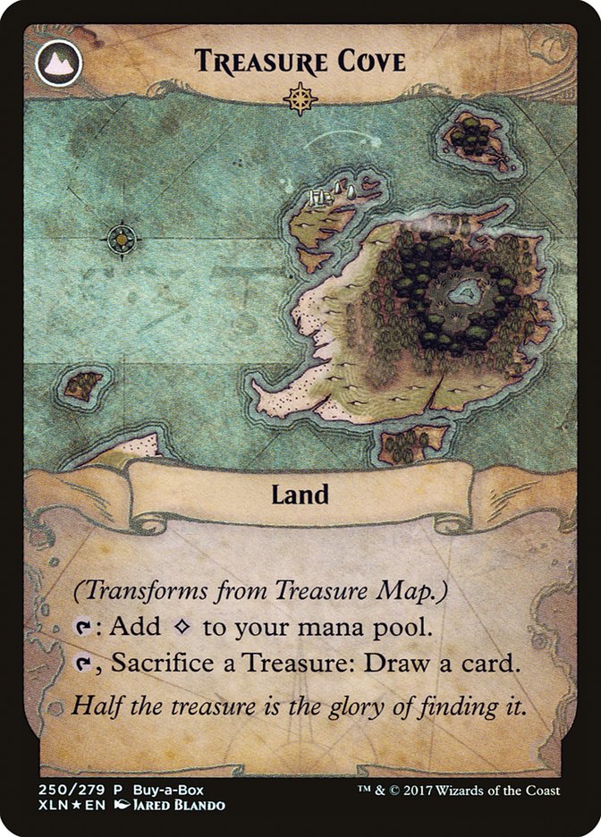 Treasure Map // Treasure Cove (Buy-A-Box) [Ixalan Treasure Chest] | Enigma On Main