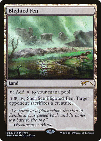 Blighted Fen [Friday Night Magic 2016] | Enigma On Main