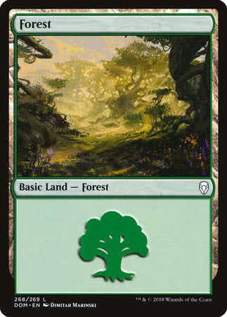 Forest (268) [Dominaria] | Enigma On Main