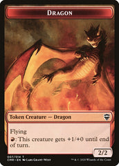 Dragon // Treasure Token [Commander Legends Tokens] | Enigma On Main