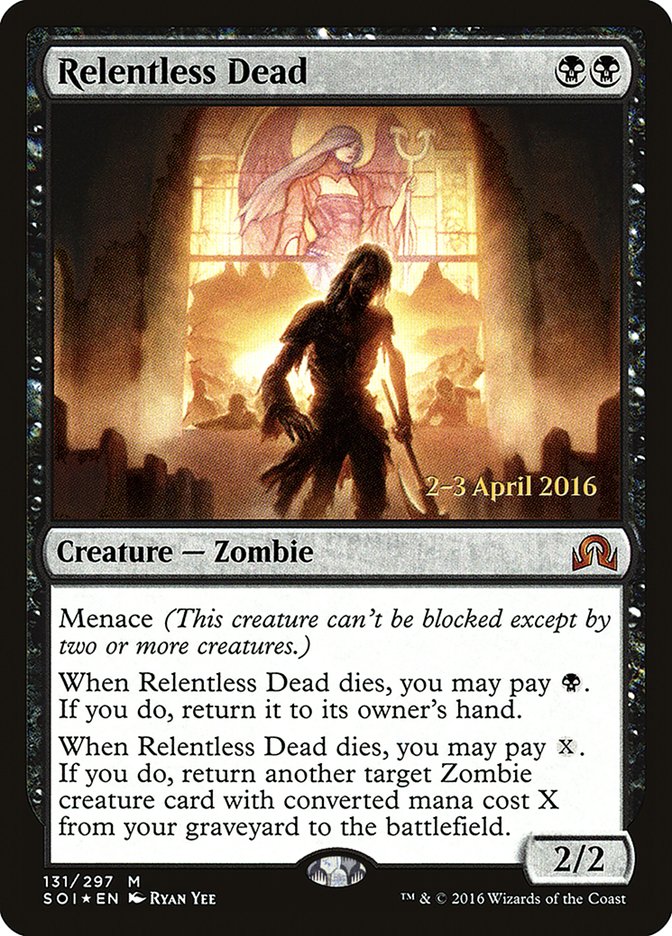 Relentless Dead [Shadows over Innistrad Prerelease Promos] | Enigma On Main