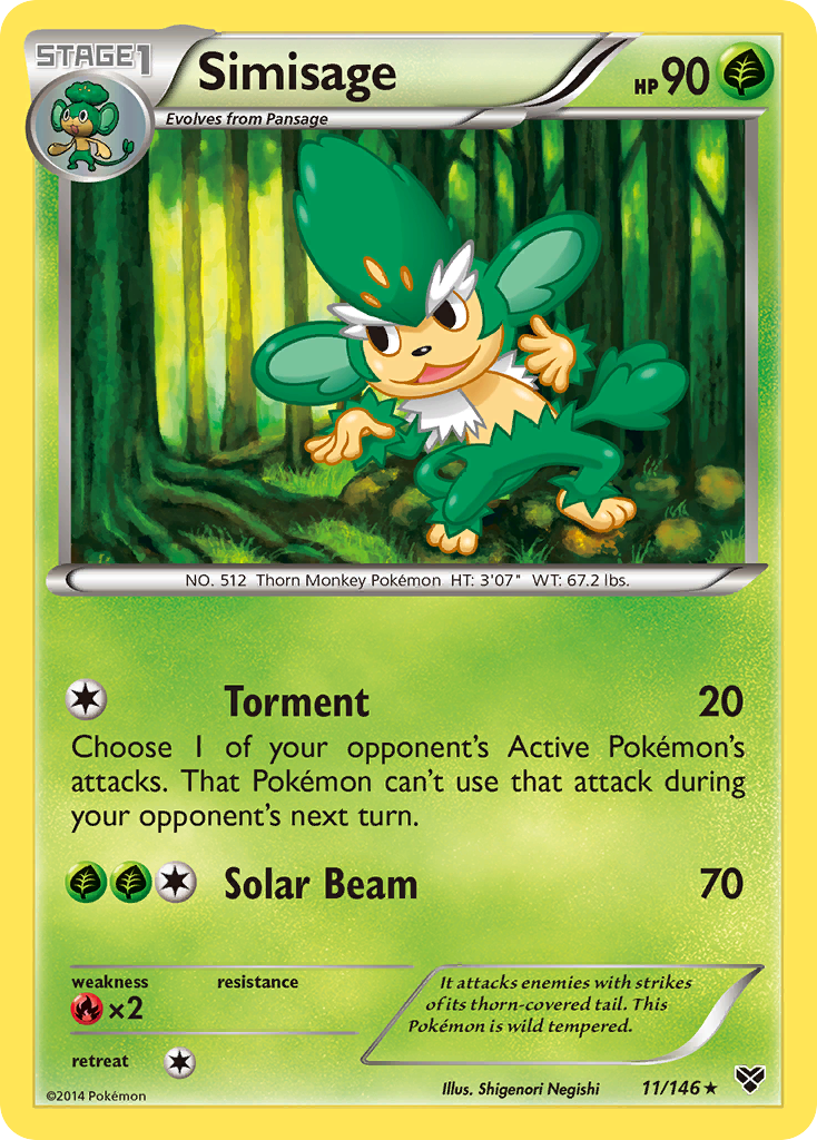 Simisage (11/146) [XY: Base Set] | Enigma On Main