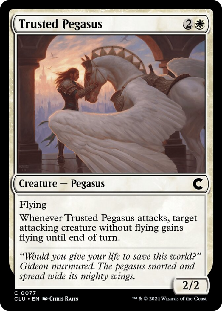 Trusted Pegasus [Ravnica: Clue Edition] | Enigma On Main