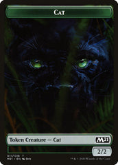 Beast // Cat (011) Double-sided Token [Core Set 2021 Tokens] | Enigma On Main