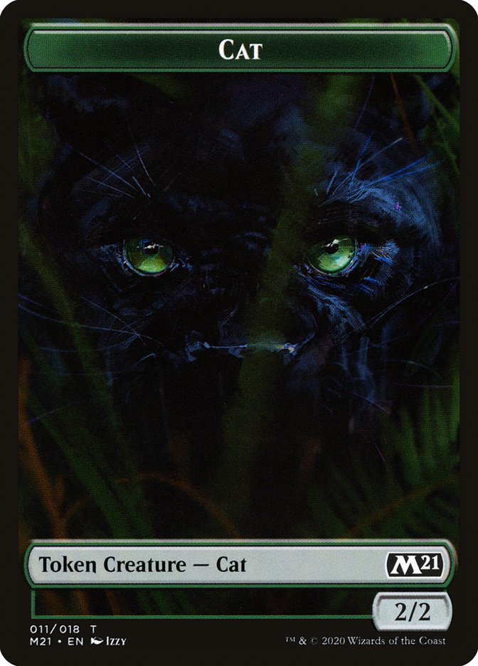 Bird // Cat (011) Double-sided Token [Core Set 2021 Tokens] | Enigma On Main