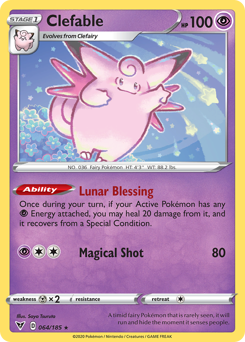 Clefable (064/185) [Sword & Shield: Vivid Voltage] | Enigma On Main