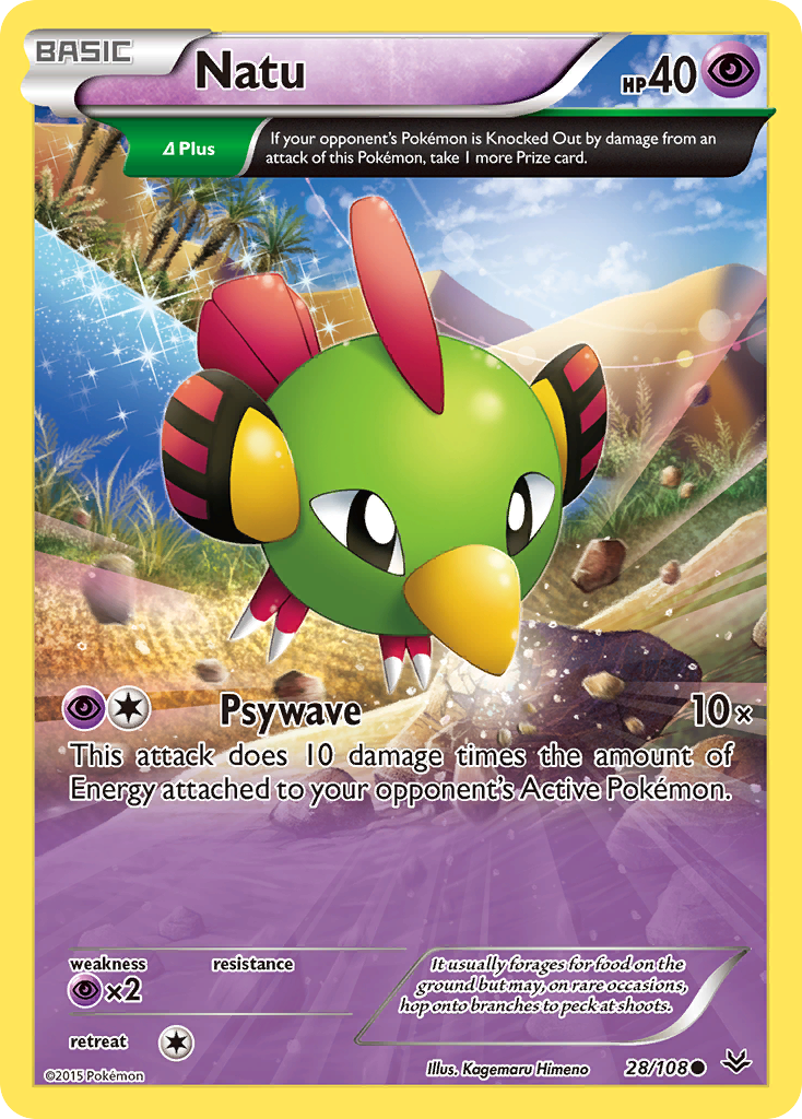 Natu (28/108) [XY: Roaring Skies] | Enigma On Main