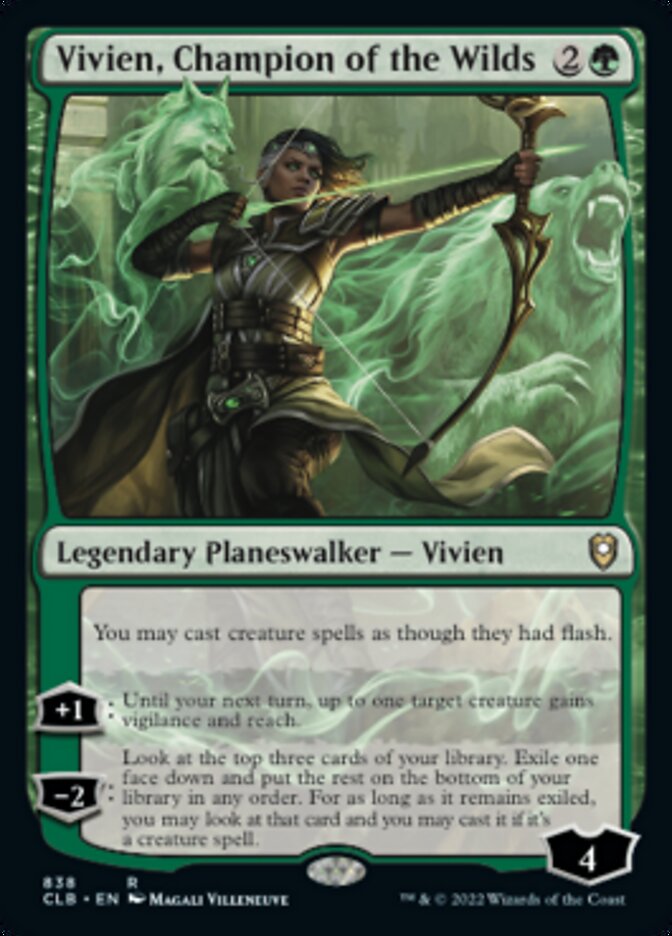 Vivien, Champion of the Wilds [Commander Legends: Battle for Baldur's Gate] | Enigma On Main