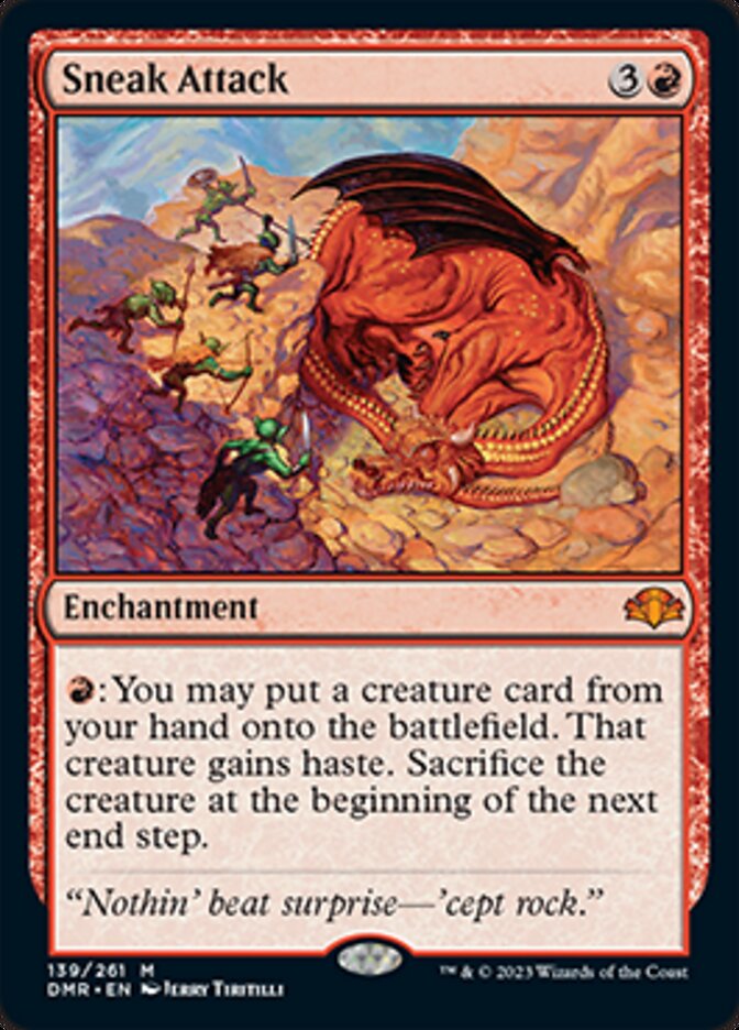 Sneak Attack [Dominaria Remastered] | Enigma On Main