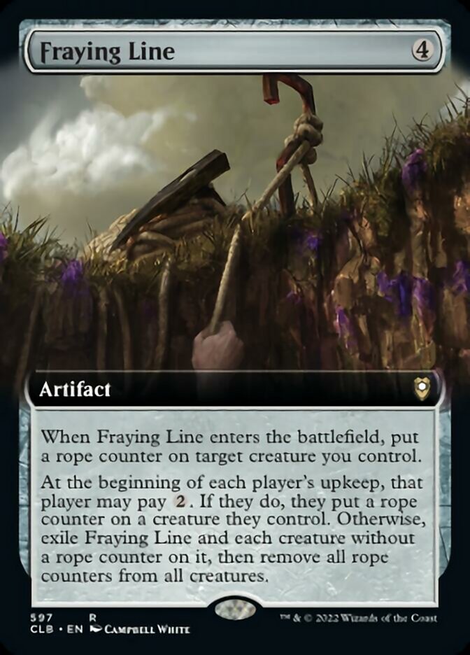 Fraying Line (Extended Art) [Commander Legends: Battle for Baldur's Gate] | Enigma On Main