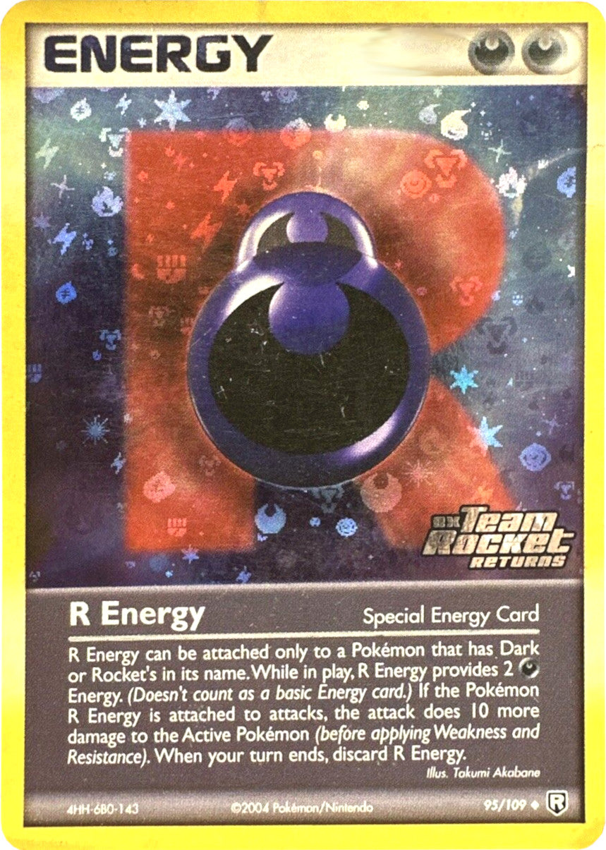 R Energy (95/109) (Stamped) [EX: Team Rocket Returns] | Enigma On Main