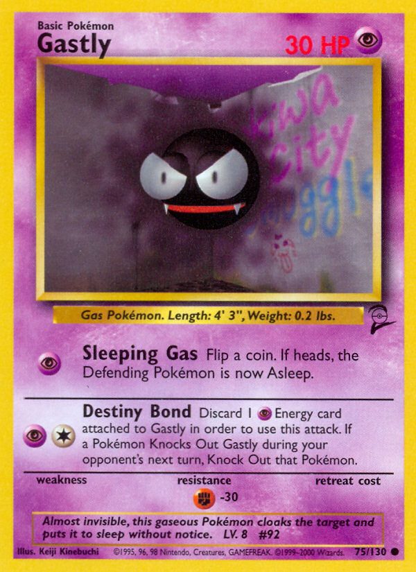 Gastly (75/130) [Base Set 2] | Enigma On Main