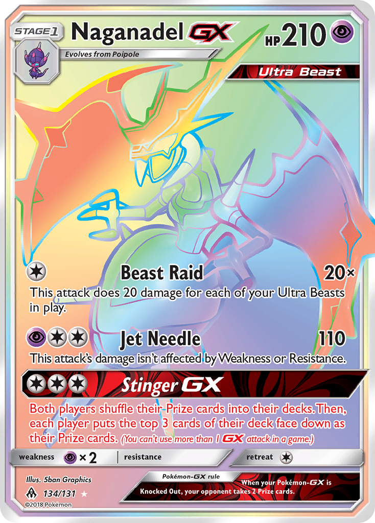 Naganadel GX (134/131) [Sun & Moon: Forbidden Light] | Enigma On Main