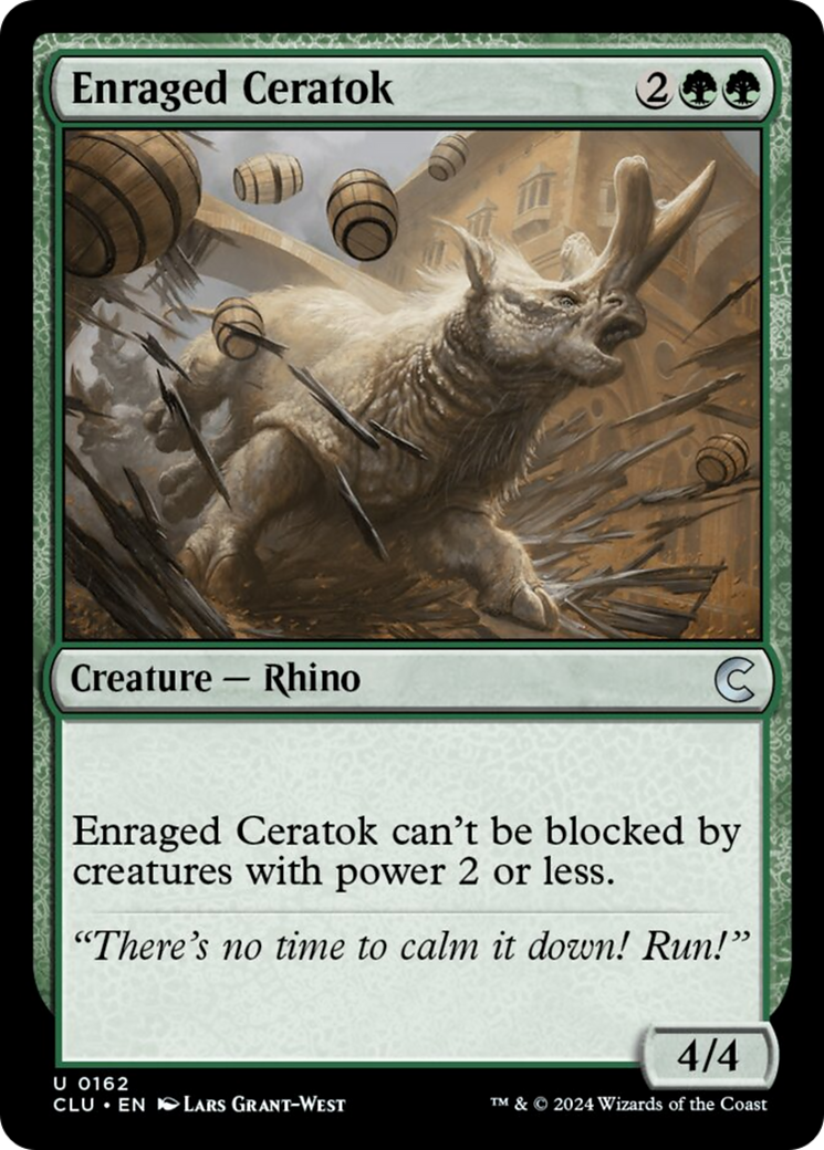 Enraged Ceratok [Ravnica: Clue Edition] | Enigma On Main