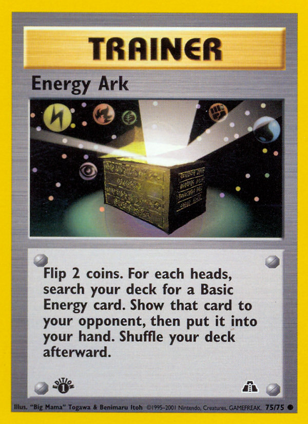 Energy Ark (75/75) [Neo Discovery 1st Edition] | Enigma On Main