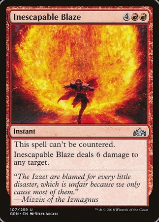 Inescapable Blaze [Guilds of Ravnica] | Enigma On Main