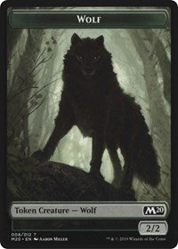 Zombie // Wolf Double-Sided Token [Game Night 2019 Tokens] | Enigma On Main
