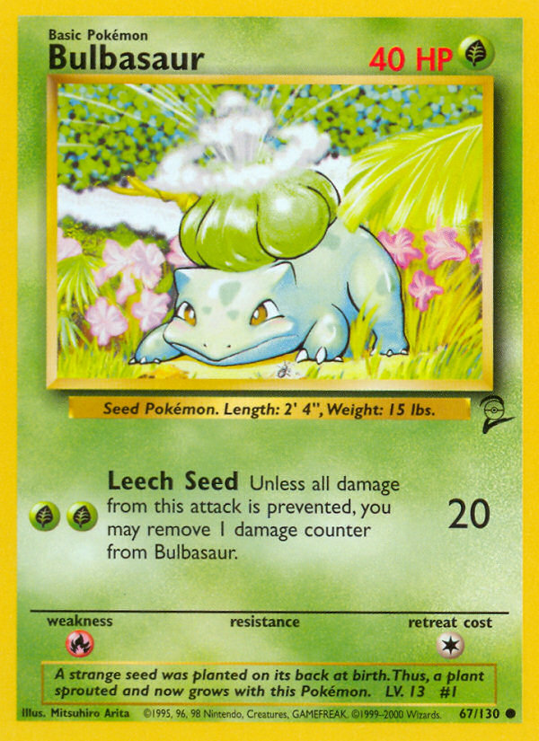 Bulbasaur (67/130) [Base Set 2] | Enigma On Main