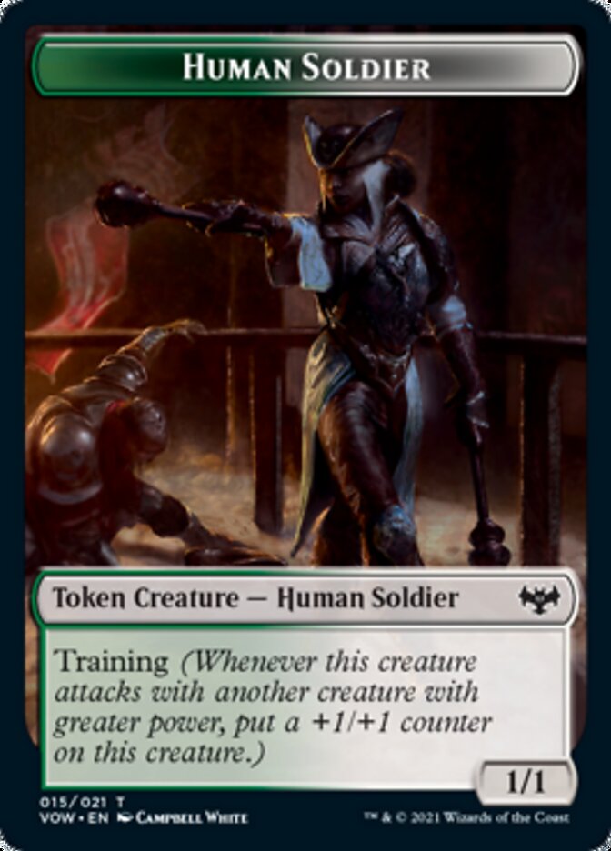 Human Soldier Token [Innistrad: Crimson Vow Tokens] | Enigma On Main