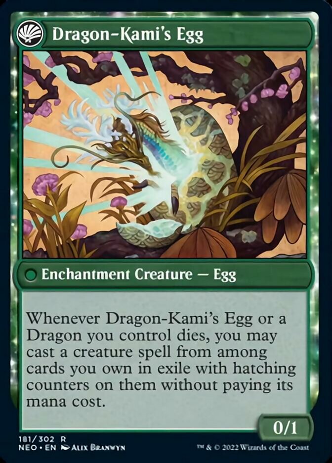 The Dragon-Kami Reborn // Dragon-Kami's Egg [Kamigawa: Neon Dynasty] | Enigma On Main