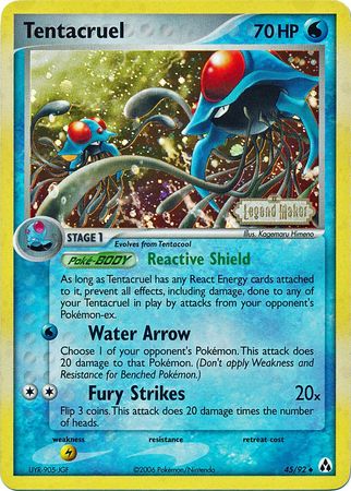 Tentacruel (45/92) (Stamped) [EX: Legend Maker] | Enigma On Main