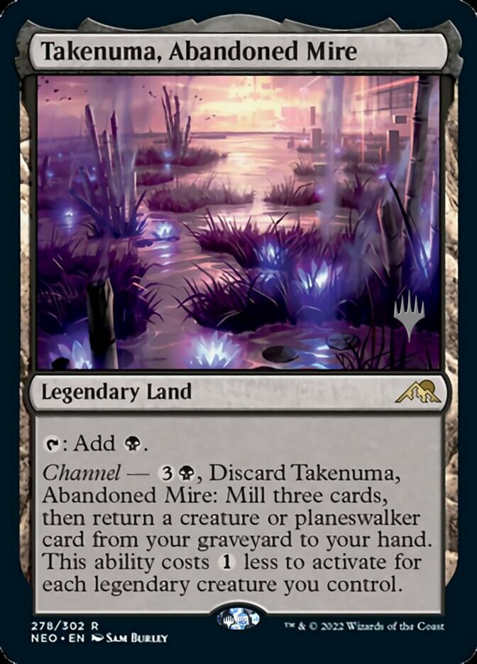 Takenuma, Abandoned Mire (Promo Pack) [Kamigawa: Neon Dynasty Promos] | Enigma On Main