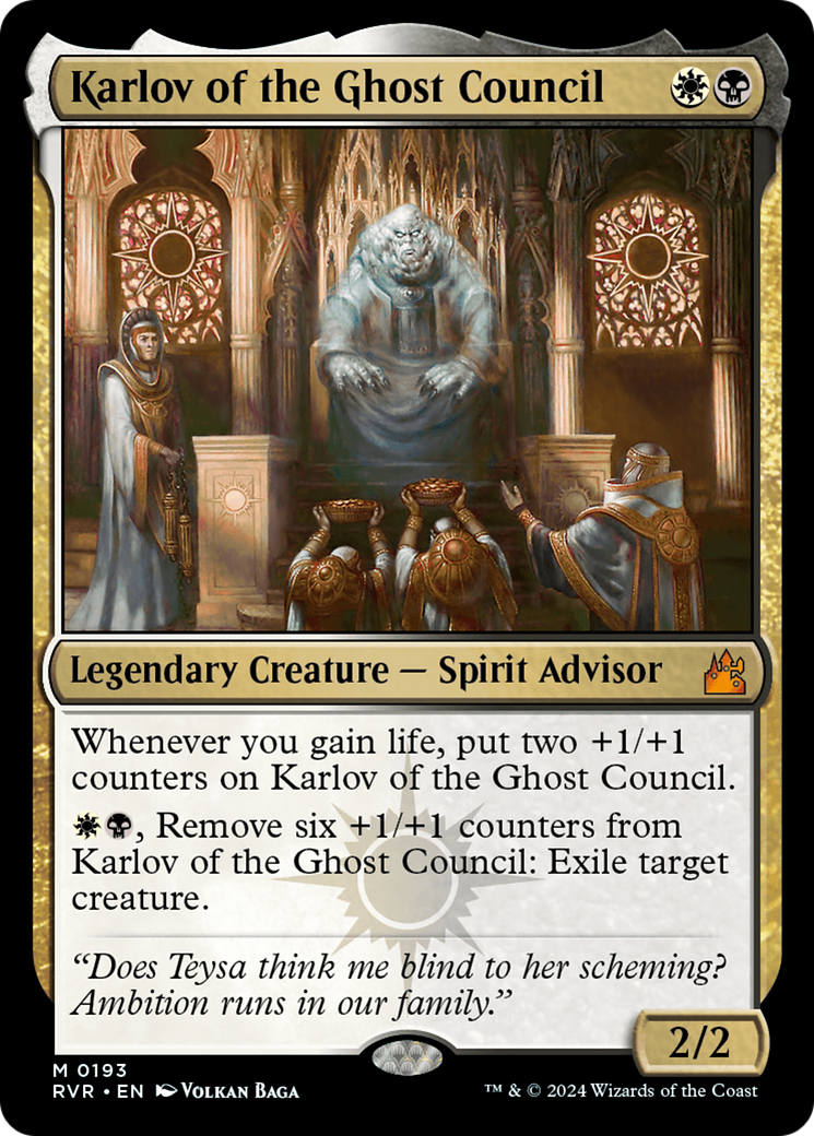 Karlov of the Ghost Council [Ravnica Remastered] | Enigma On Main