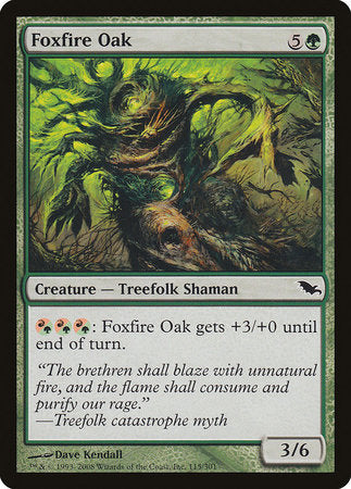 Foxfire Oak [Shadowmoor] | Enigma On Main