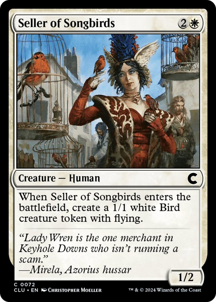 Seller of Songbirds [Ravnica: Clue Edition] | Enigma On Main