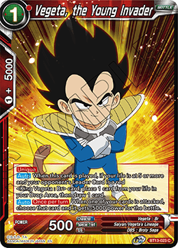 Vegeta, the Young Invader (Common) [BT13-023] | Enigma On Main