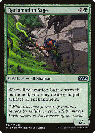 Reclamation Sage [Magic 2015] | Enigma On Main