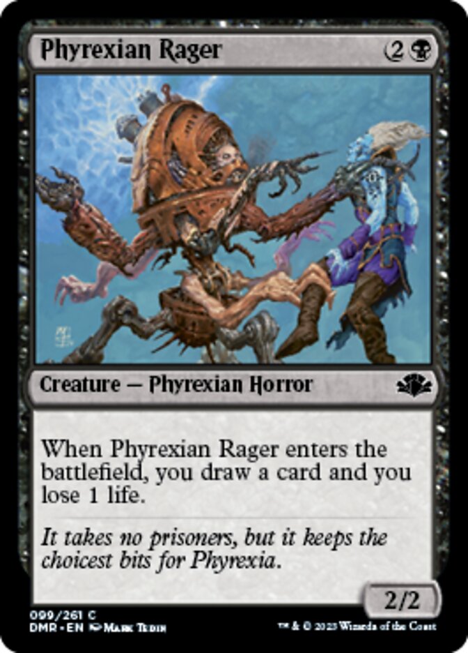 Phyrexian Rager [Dominaria Remastered] | Enigma On Main