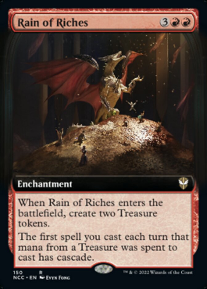 Rain of Riches (Extended Art) [Streets of New Capenna Commander] | Enigma On Main