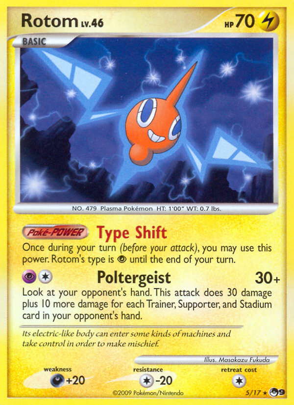 Rotom (5/17) [POP Series 9] | Enigma On Main