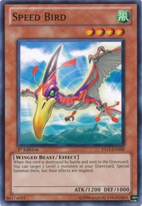 Speed Bird [Starter Deck: Dawn of the Xyz] [YS11-EN008] | Enigma On Main