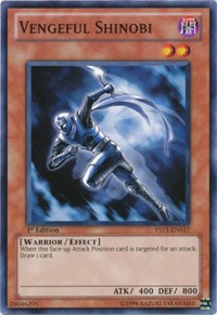 Vengeful Shinobi [Starter Deck: Dawn of the Xyz] [YS11-EN017] | Enigma On Main