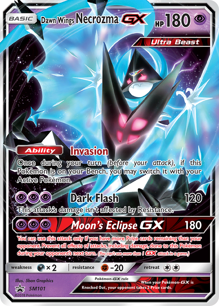 Dawn Wings Necrozma GX (SM101) [Sun & Moon: Black Star Promos] | Enigma On Main