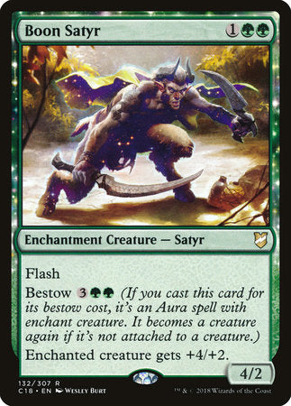 Boon Satyr [Commander 2018] | Enigma On Main